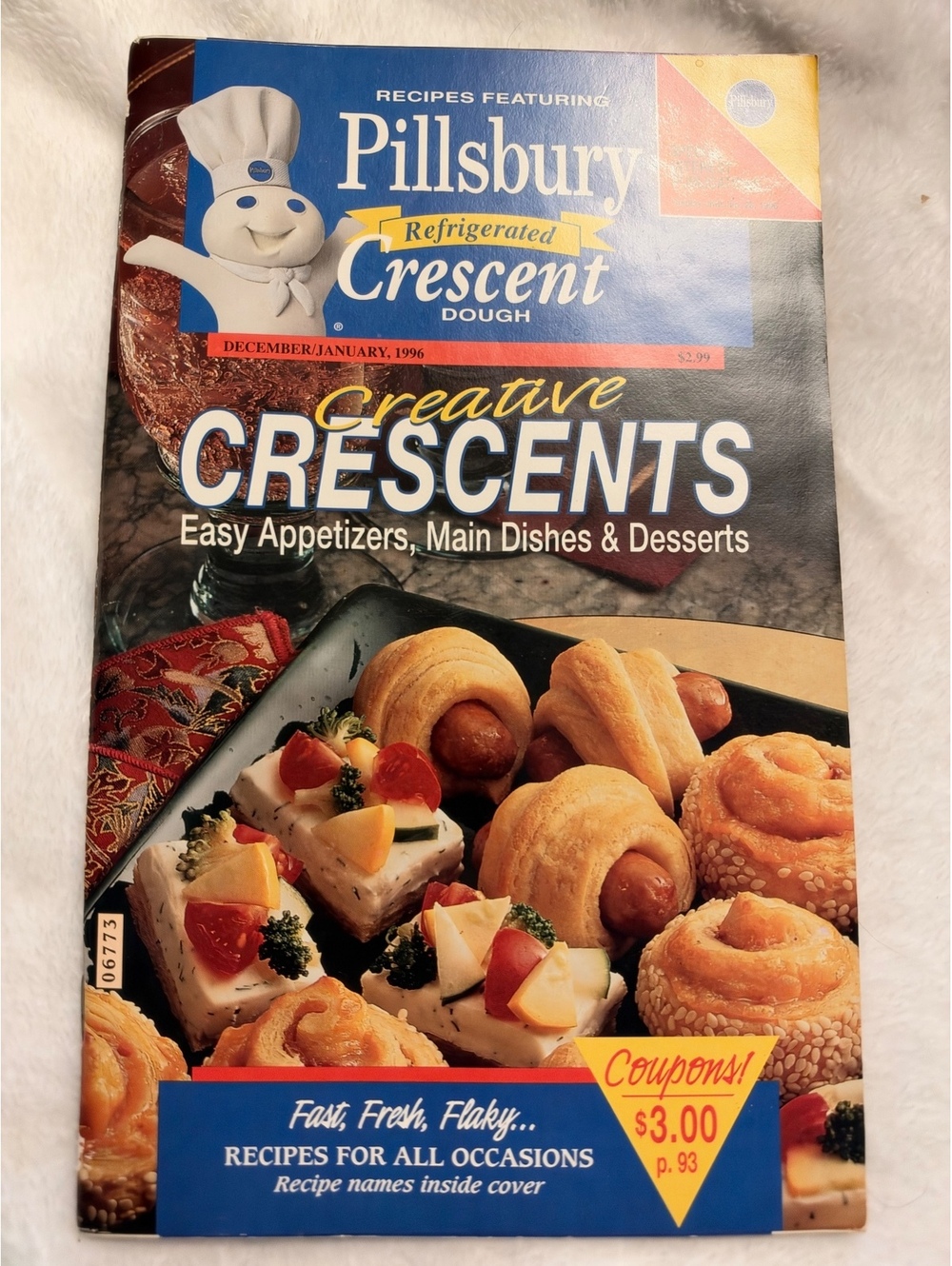 Pillsbury Crescent Dough Creative Crescents Recipe Magazine December/January